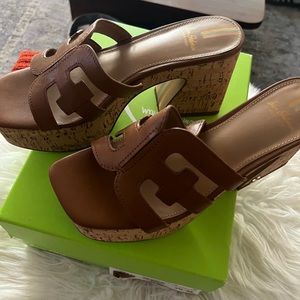 Sam Edelman platform sandals. Never worn. Too big. My loss is your gain!